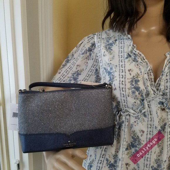 KATE SPADE CROSSBODY DUSK NAVY LOLA CROSSBODY NWT - Picture 2 of 16